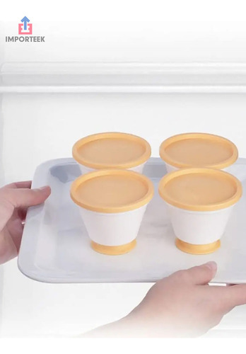 Para Z 4pz Molde Flan Individual Flanera Reposteria