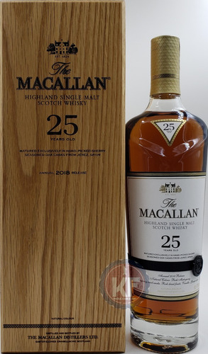 Whisky The Macallan 25 Anos Sherry Cask 25 Anos Exclusivo Mercado Livre
