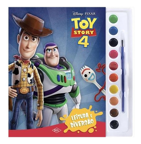 Livro Com Aquarela Disney - Toy Story 4