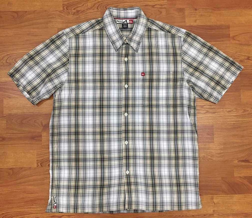 Camisa Quicksilver Para Caballeros, Original, Talla S (Usado)
