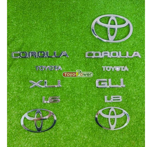 Emblemas Toyota Corolla 99-02 Marca Reemplazo