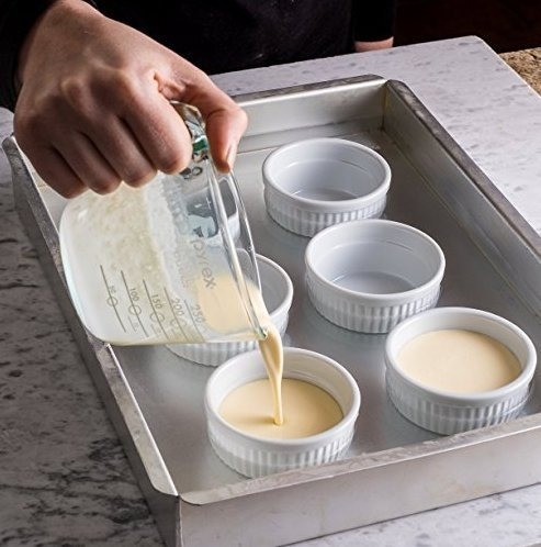 Set De 8 Piezas 6 Oz De Porcelana Redonda Horno Safe Ramekin
