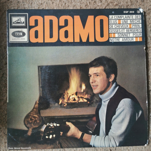 Disco 45rpm Adamo- Une Meche De Cheveux