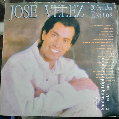 Vinilo Jose Velez 20 Grandes Exitos M5