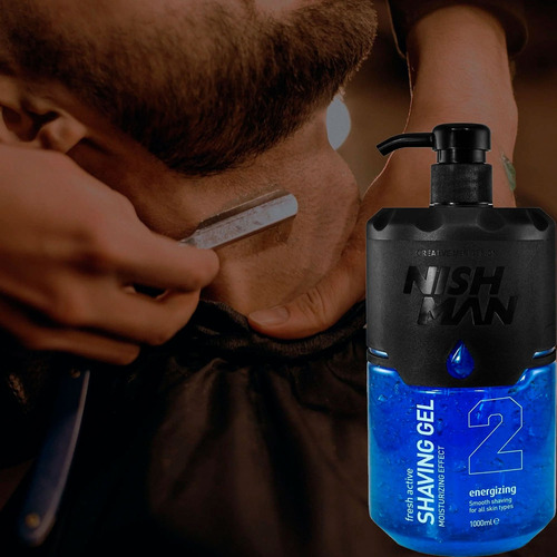Gel De Afeitar Nishman Energizing Blue N°2 1000ml