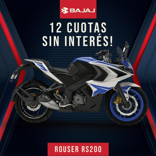 Imagen 1 de 17 de Bajaj Rouser Rs 200 12 Cuotas Sin Interés- Unicomoto Canning