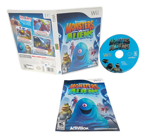 Juego Monsters Vs Aliens Para Wii 