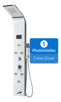 Comprar Columna Panel Ducha Escocesa Hidromasajes Y Jets Acero Monocomando Color Silver