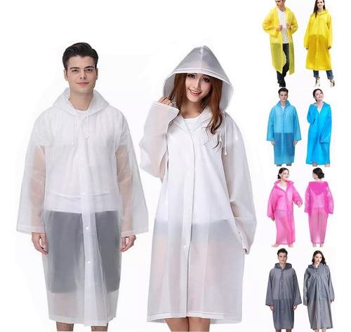 Impermeable Ligero Para Lluvia Bolsillo Lluvia Adulto Y Niño