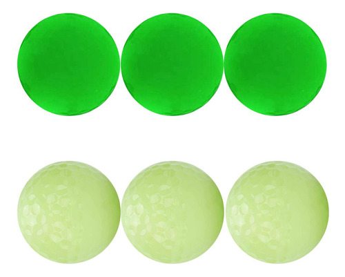6 Pelotas De Golf Nocturnas Luminosas, Pelotas Luminosas