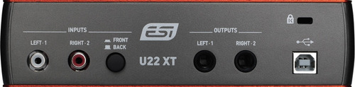 Imagem 3 de 3 de Interface De Audio Esi U22 Xt - Usb + Nf + Garantia