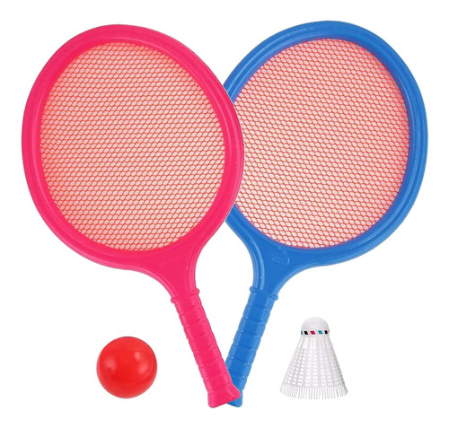 Set De Bádminton Para Niños Con 2 Raquetas, Una Pelota Y .