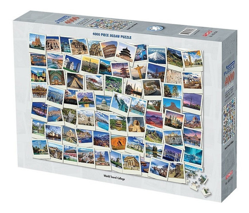 Rompecabezas Puzzle Tomax World Travel Collage 4000 Piezas