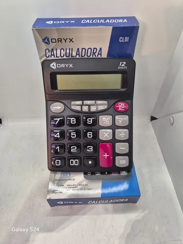 Calculadora Oryx Cl01 Display Numeros Grandes