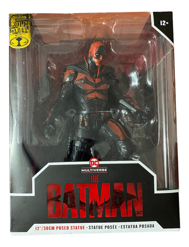 Figura Batman Multiverse Mcfarlane Toys 12 Inch Rojo Negro (Usado)