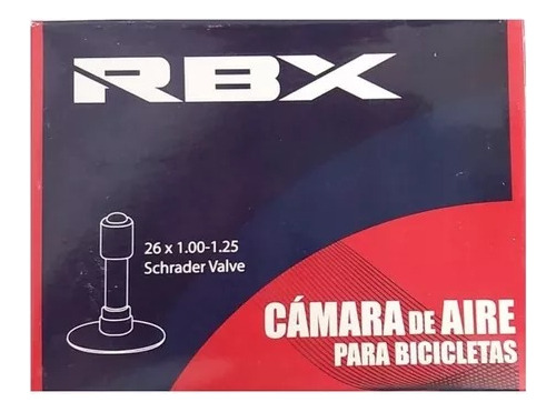 Camara Bicicleta Aro 26x 1.00/1.125 Valvula Auto 35mm Rbx