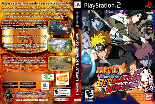 Naruto Audio Latino Ultmate Ninja 5 Ps2 Fisico Hago Envios!