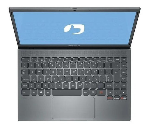 Imagem 2 de 6 de Notebook Positivo BGH Motion Q4128C cinza 14.1", Intel Atom Z8350 4GB de RAM 128GB SSD, Intel HD Graphics 1366x768px Windows 10 Home
