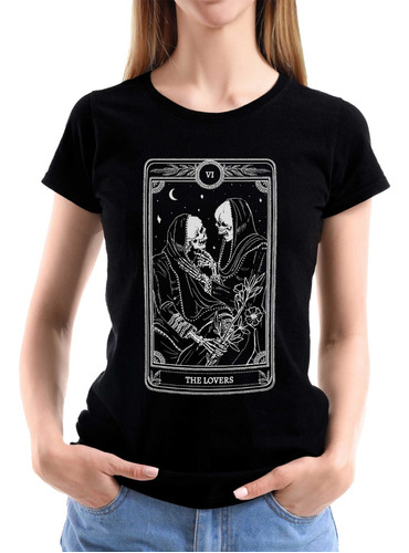 Polera Mujer Colores Tarot Los Amantes 585 The Lovers Dtf