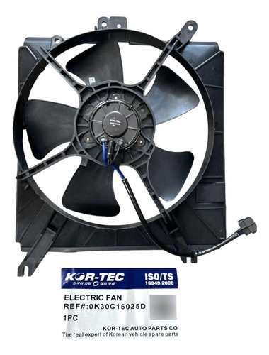 Electroventilador Kia Rio Stylus 1.5 Kortec Koreana