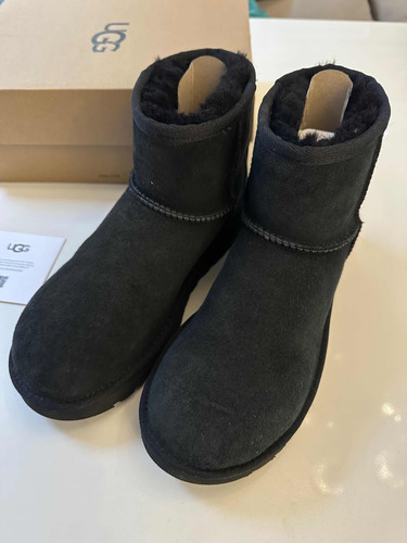 Mini Botas Ugg Negras Como Nuevas