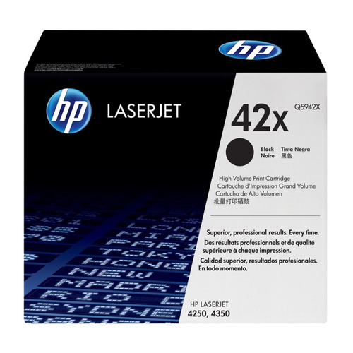 Toner Hp 42x Q5942x Original 4240n 4250tn 4350n Negro