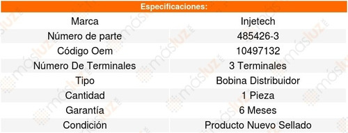 Bobina Encendido Alero 4cil 2.4l 99_99 Injetech 8189843