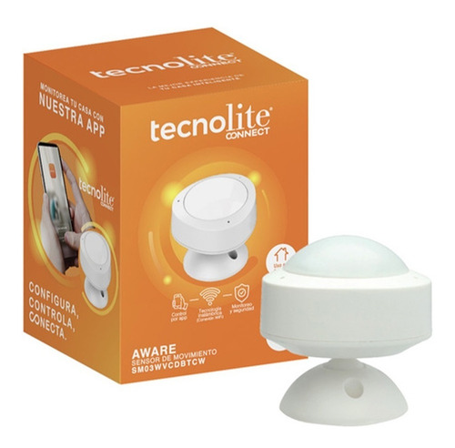 Sensor De Movimiento Inteligente Tecnolite 10m De Alcance