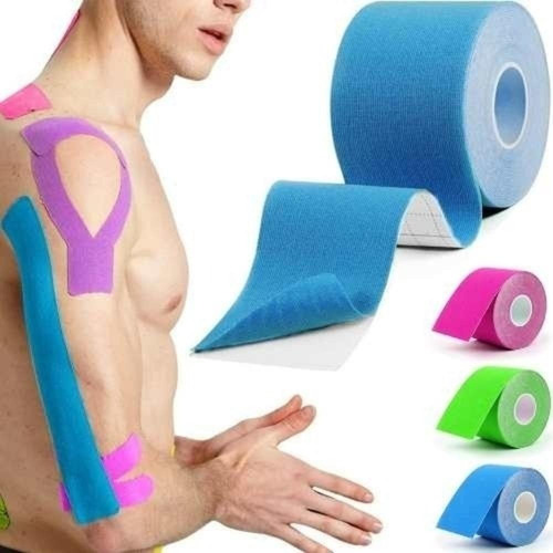 Bandagem Elástica Fisioterapia Fita Kinesio Tape Adesiva