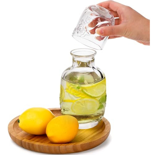Jarra De Agua Goaste Para Mesita De Noche Con Vaso, 2 Juegos