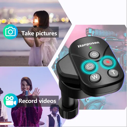 Control Remoto De Videocámara Controlador De Zoom Compatib.