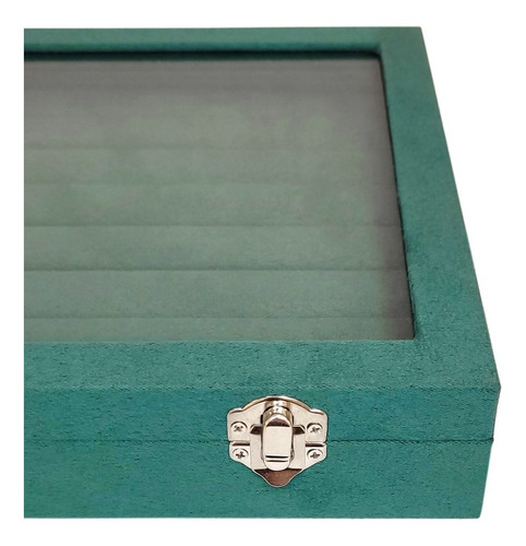 Imagen 9 de 10 de Estuche Terciopelo Caja Porta Anillos Con Tapa Exhibidor