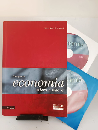 Princípios De Economia - Micro E Macro: Tebchirani, Flávio Ribas. Livro Com Dvd's. Editora Ibpex Dialógica. 3ª Edição. Português. 208 Páginas. 2011. (Usado)
