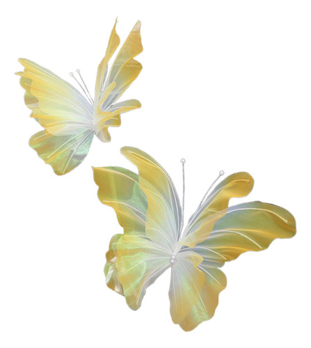 Decoración De Mariposas Artificiales, Decoración Amarillo
