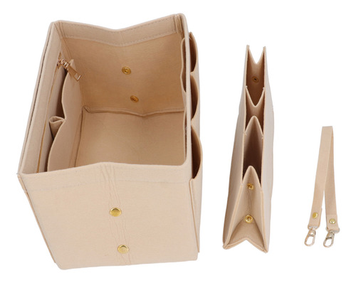 Organizador De Bolsos Con Inserto De Fieltro Caqui De Gran C