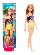 Comprar Muñeca Barbie Playa Traje De Baño Original Mattel Ghh38