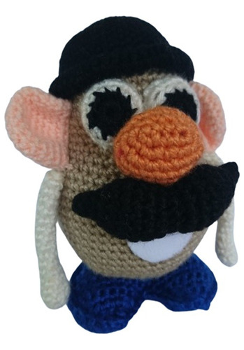 Amigurumi Sr. Cara De Papa, Tejido Al Crochet.