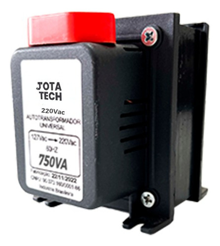 Autotransformador 750va Bivolt 110-220 / 220-110 Jota Tech