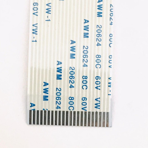 1 Cabo Flat 22 Vias Normais 2,3cm Largura E 7cm Comprimento