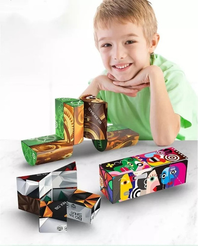Cubo Mágico Juguete Didáctico Niños Juego De Ingenio