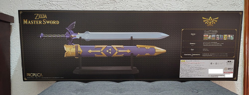 The Legend Of Zelda Master Sword Bandai Namco Proplica Link Azul Claro (Usado)