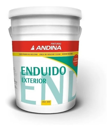 Enduido Paredes Exterior Andina X 20 Lts 