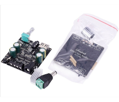 Modulo Xyc100l Amplificador 100w 2 Canales Estéreo Bluetooth