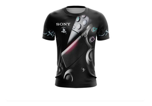 Playera Sublimada Control Ps4 Infantil 