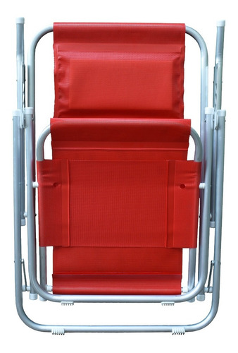Imagen 7 de 9 de Reposera Aluminio 5 Pos. Coversol Kit X2- Disentino®