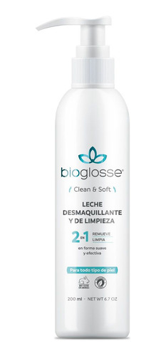 Bioglosse Leche De Limpieza Facial Desmaquillante Suaviante