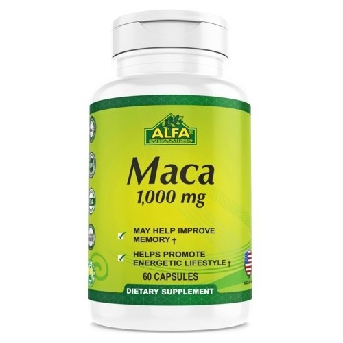 Maca 1000mg Alfa Vitamins - Suplementos - Vitaminas