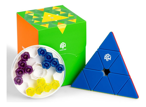 Gan Pyraminx 60 Imanes, Cubo Mágico De Pirámide Juguete Cubo