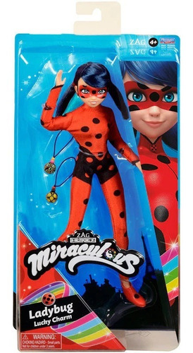 Miraculous Zag Heroez Ladybug Lucky Charm 26cm Original 