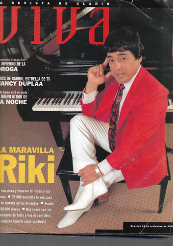 Revista Viva 94 Ricky Maravilla Nancy Duplaala Noche Porteña